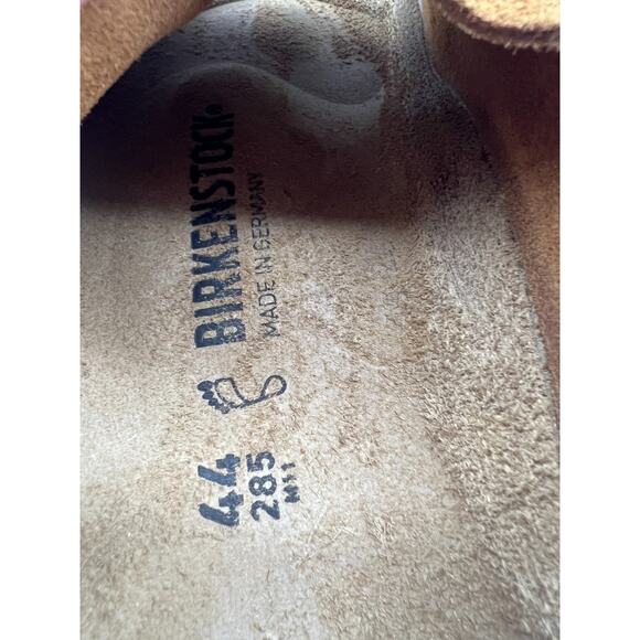 Birkenstock Kyoto Mink Nubuck Suede Leather Slides Men's Size 11 - Picture 12 of 16